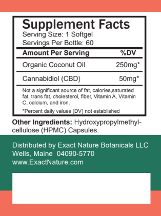 Detox Softgels (60) - Exact Nature Botanicals LLC