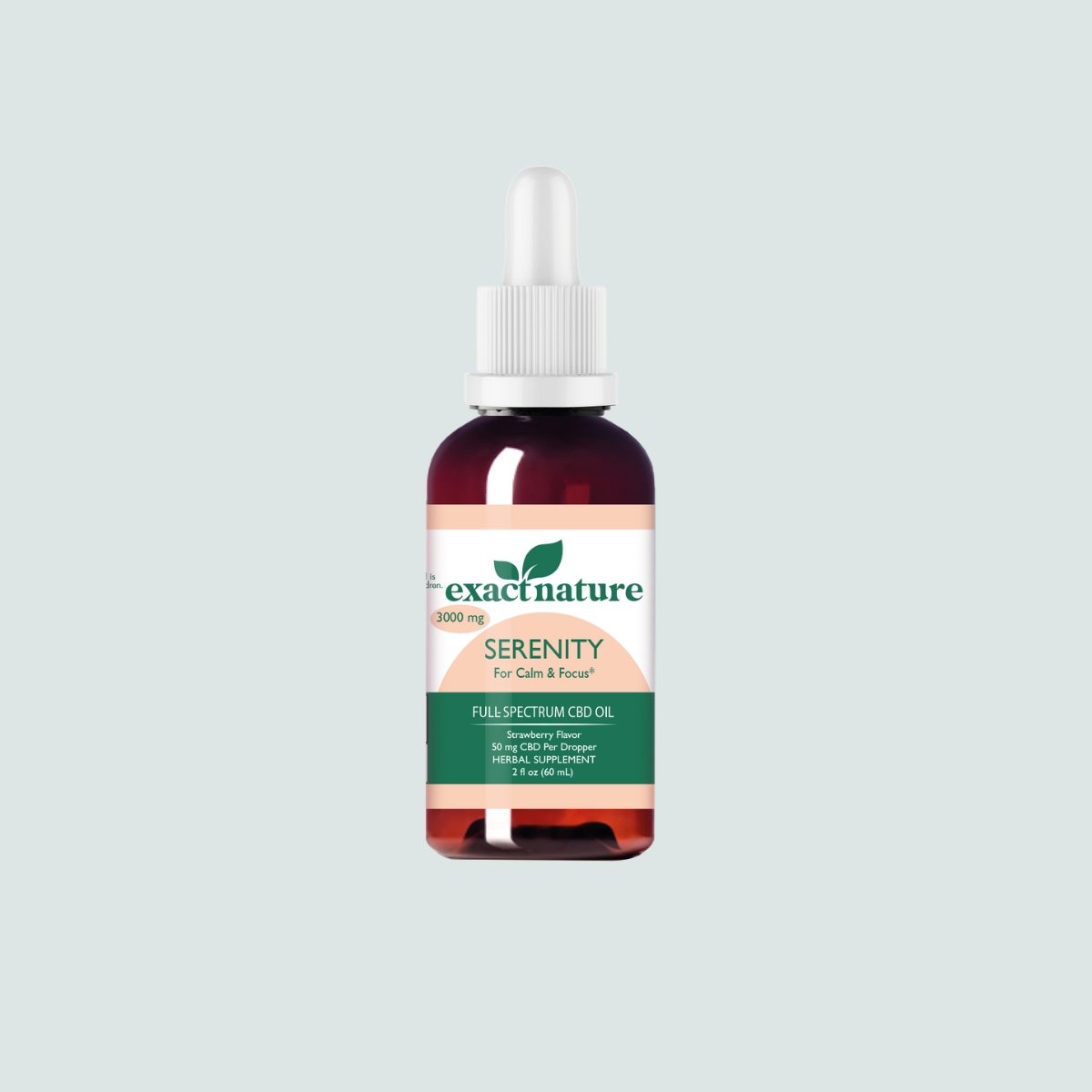 Serenity Full-Spectrum CBD Oil (3,000 mg) - Exact Nature Botanicals LLC