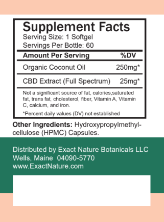 Serenity Softgels (60) - Exact Nature Botanicals LLC