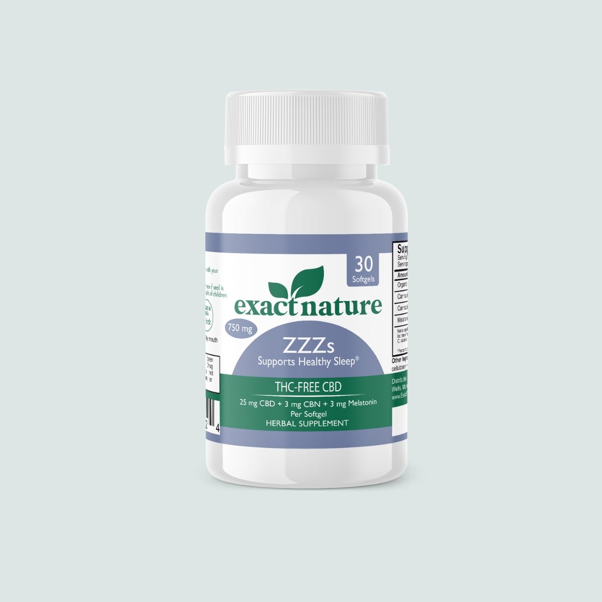 Zzzs Softgels (30) - Exact Nature Botanicals LLC